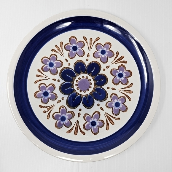 Mikasa Nightfall Chop Plate 12" Cera Stone D1551 Vintage Round Platter (flaw) - Picture 1 of 8